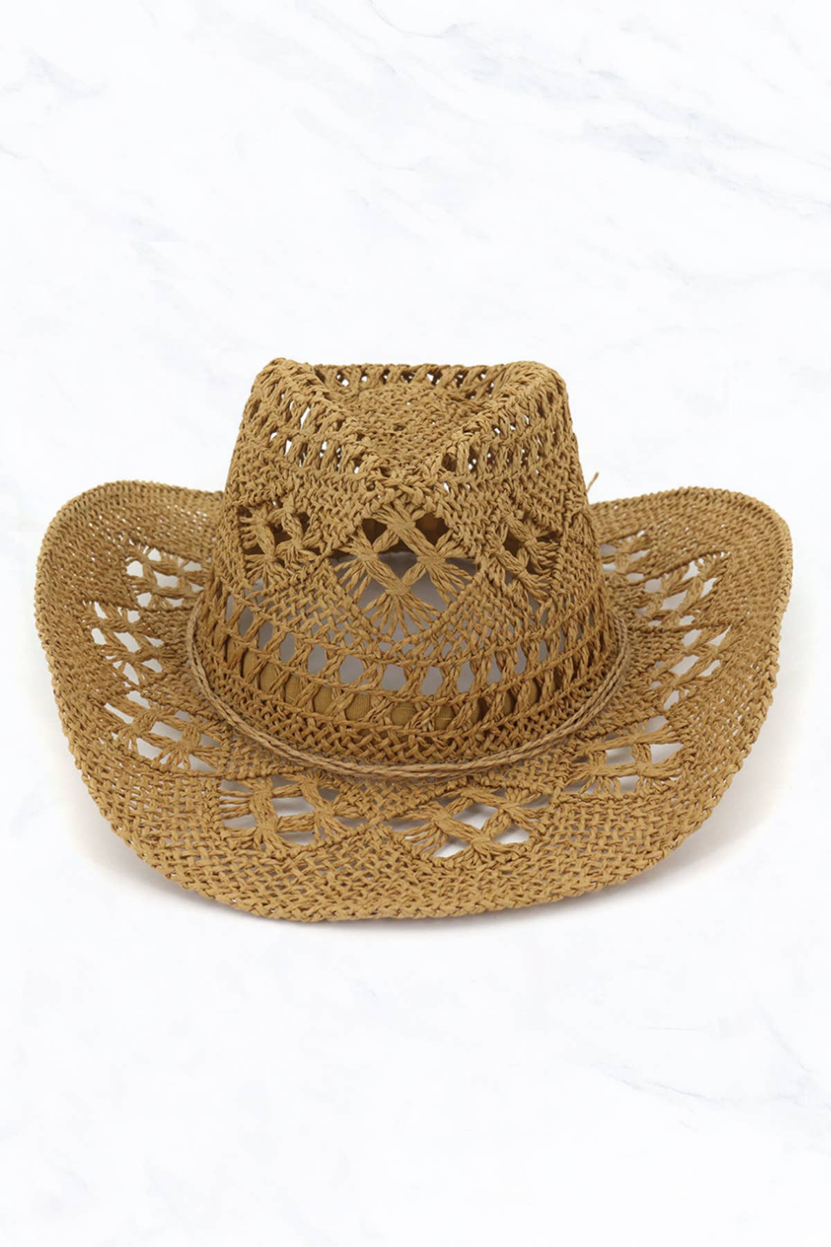 Suzie Q USA - Wholesale Straw Hat - Women's - Western Style Cowboy Handmade Woven Straw Hat2