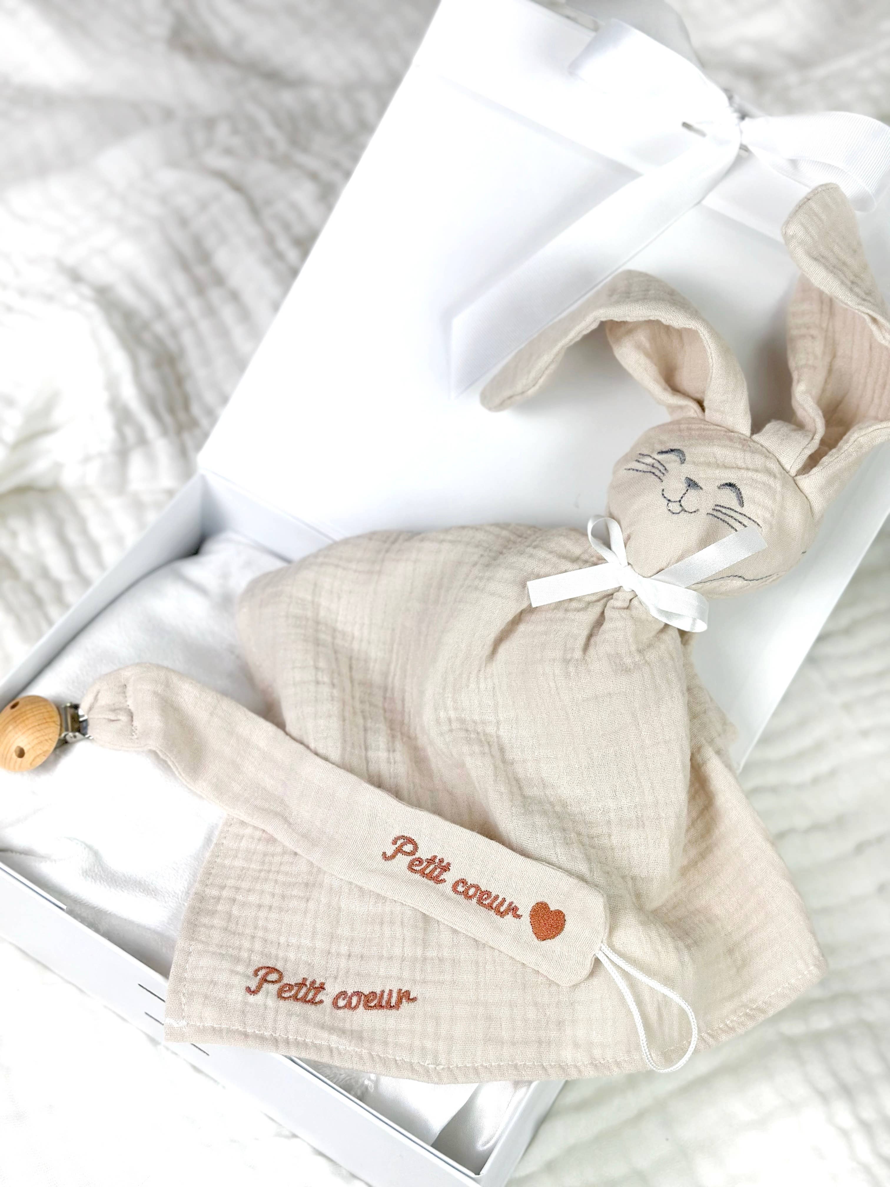 Maison Pioline - Wholesale Pacifier Clip - Baby - comforter & pacifier clip, beige Lovey & pacifier clip1