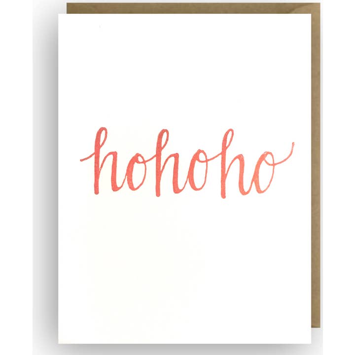 HO HO HO-KORT för wholesale av Second Story Cards