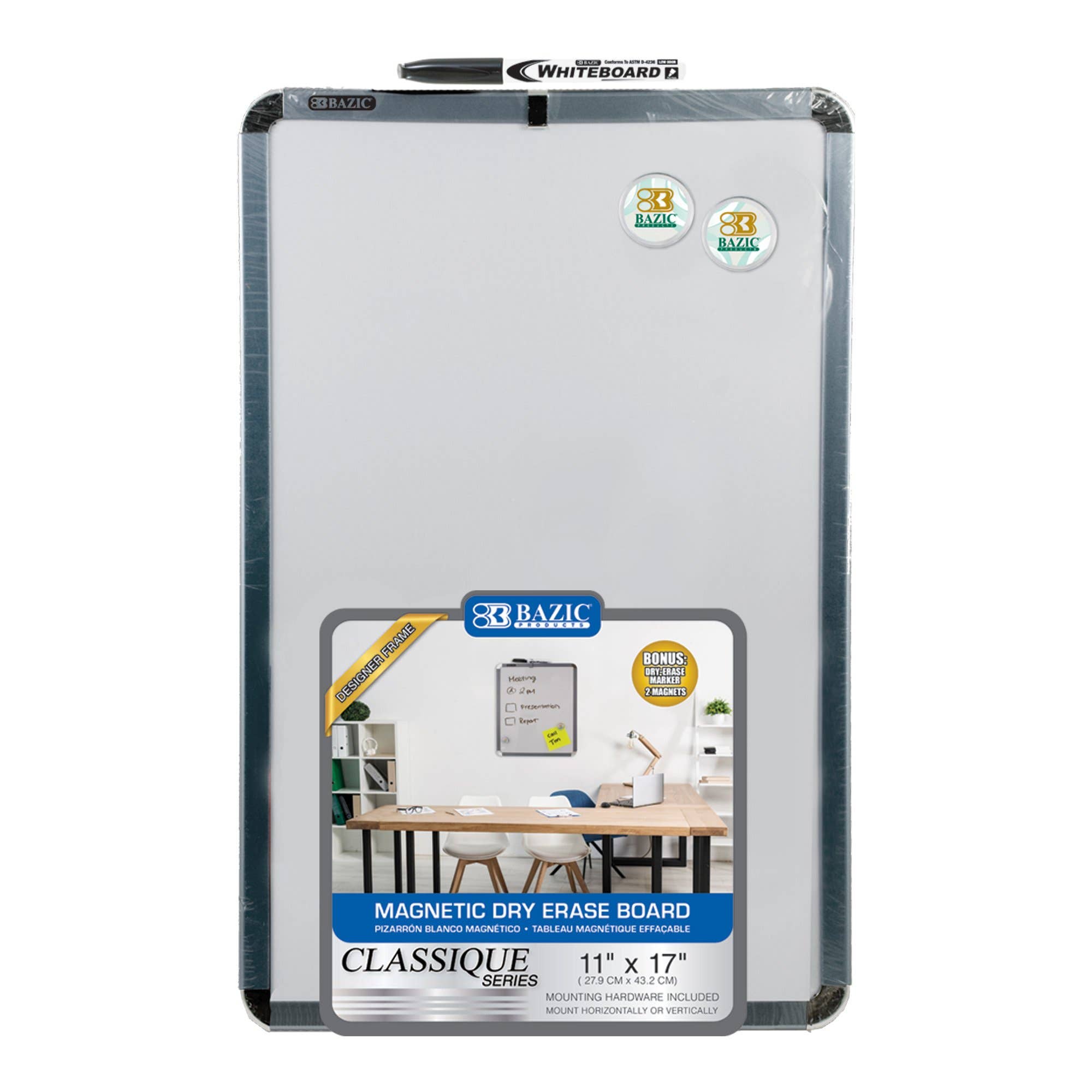 Luna Office Supply -  Everyday Essential – Engroshandel White board/viskbar tavle – Magnetisk Tør Slette Board Med Marker11