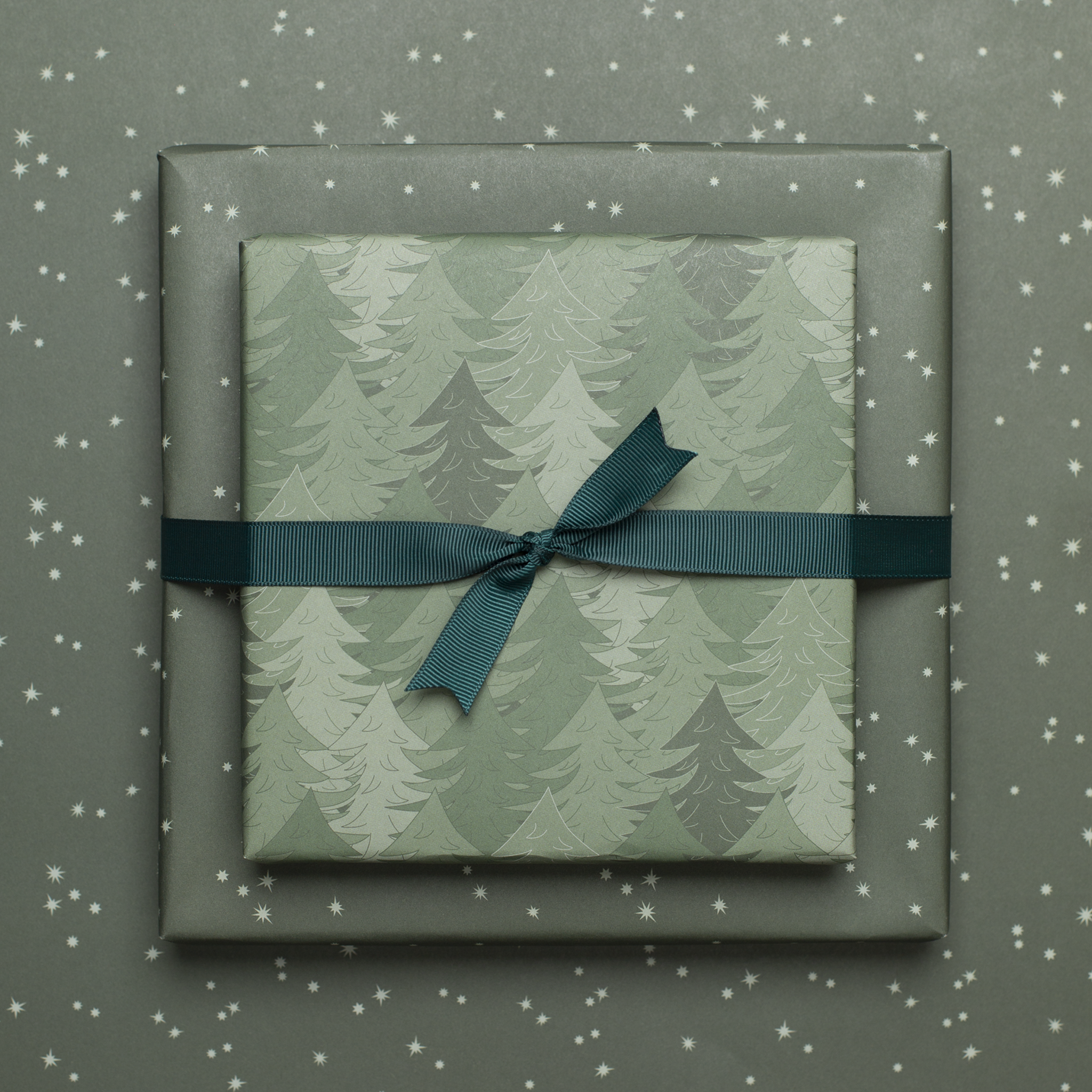 My Pretty Circus – wholesale Flat wrap – Christmas wrapping paper Christmas tree and stars2