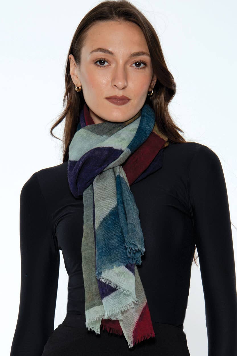 Sevya Handmade - Vente Châle – femme - Écharpes en laine fine Reena26