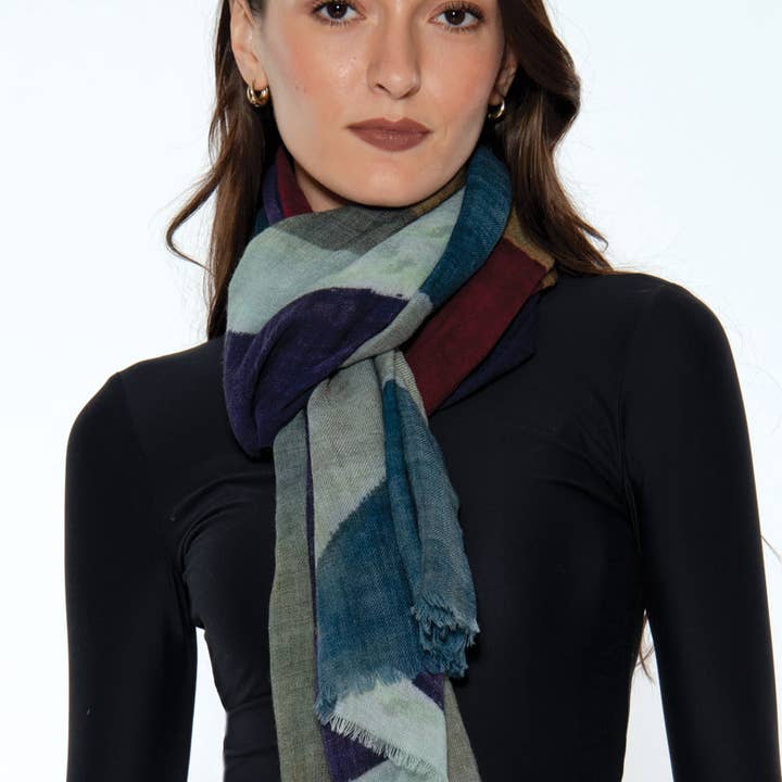 Sevya Handmade - Vente Châle – femme - Écharpes en laine fine Reena26