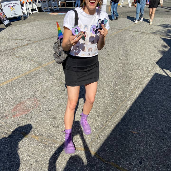 Haunted Fembot - Wholesale Sticker - “Wednesday Mood” Wednesday Addams Water Bottle Sticker7