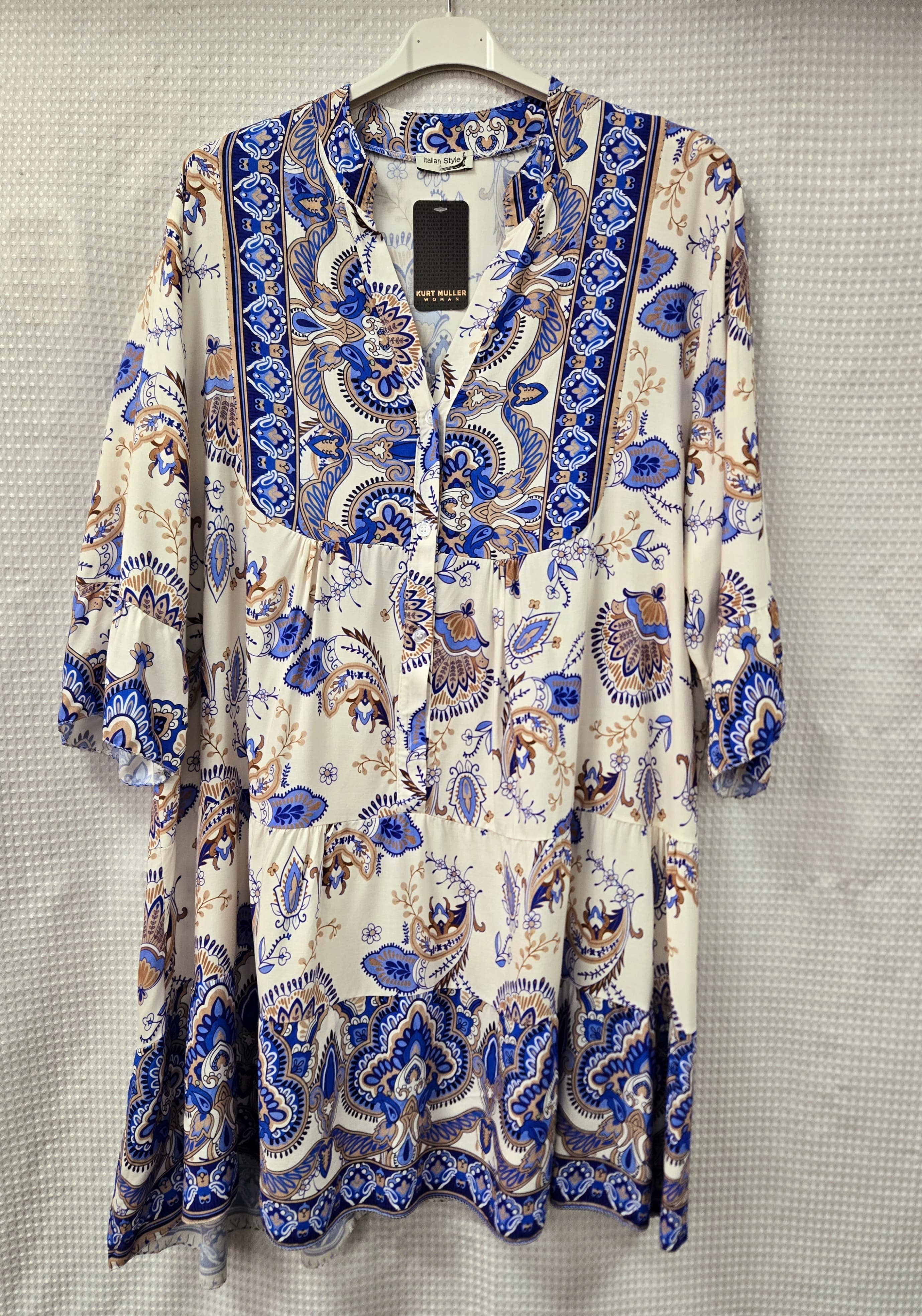 Kurt Muller - Vente Robe – femme - Tunique style blouse à imprimé baroque3