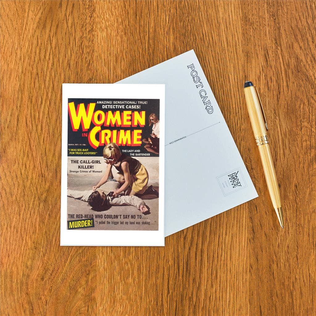Found Image Press - Wholesale Postcard - Postcard PP-09 Women in Crime1