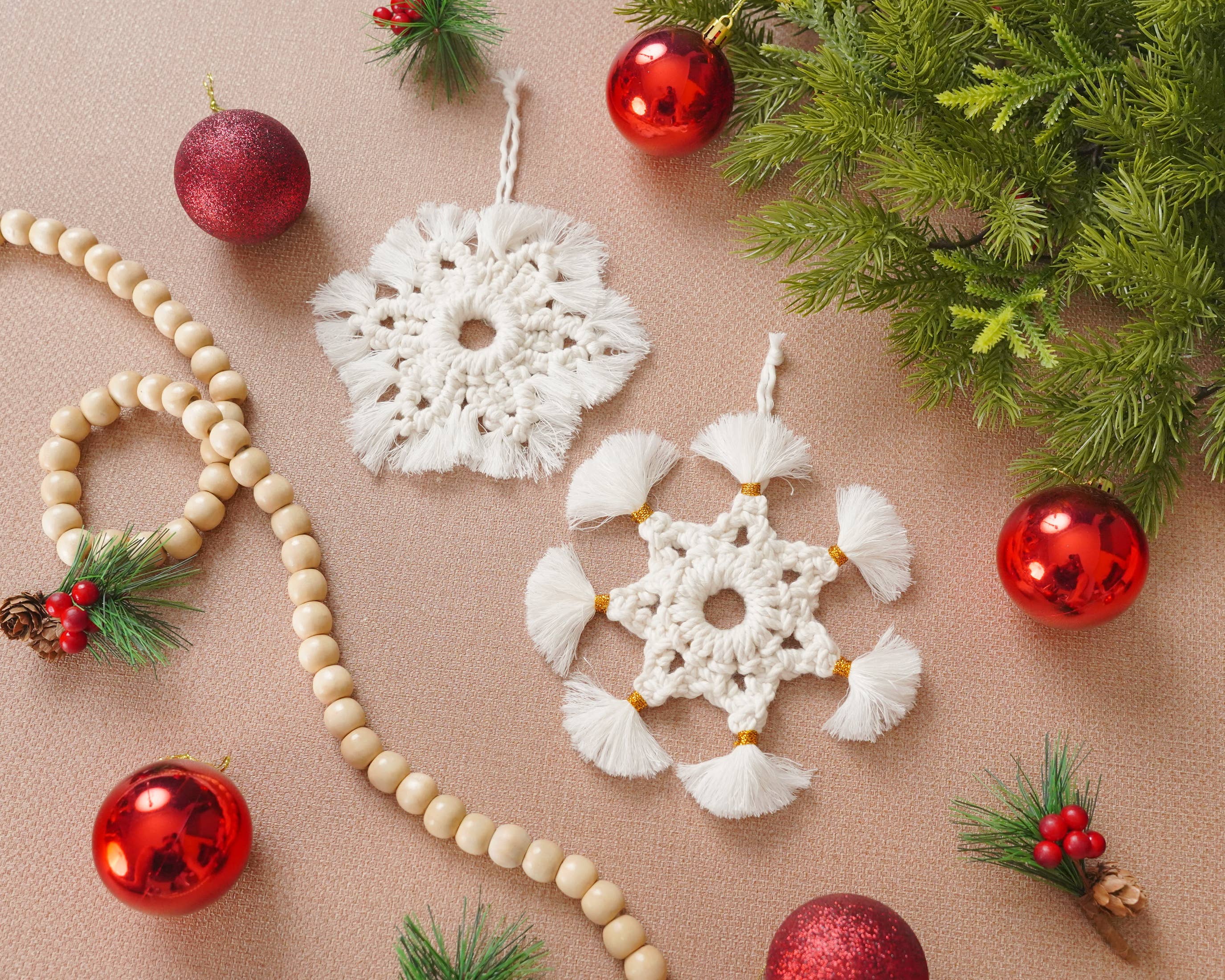 BeanDaikon - Wholesale Ornament Set - Christmas Snowflakes Ornament - X545