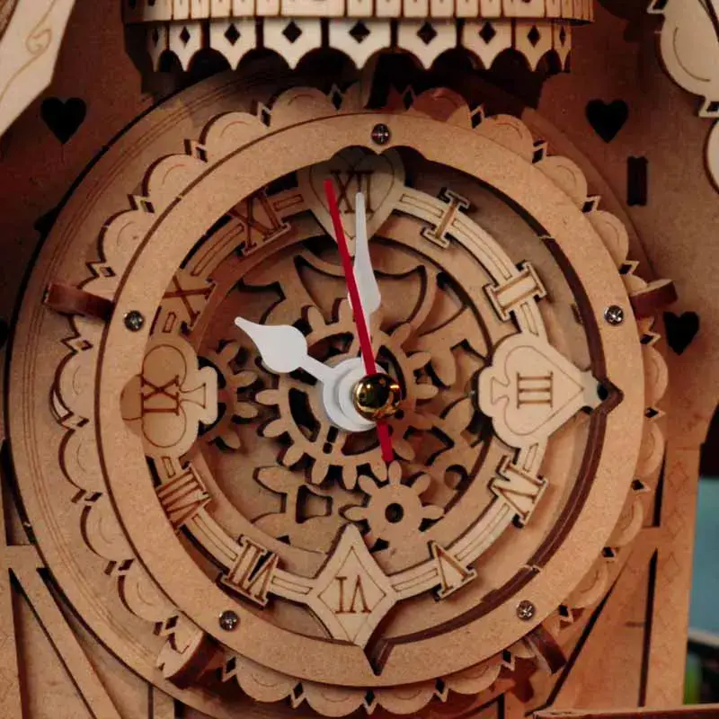Robotime - Wholesale DIY Craft Kit - LC901 Cuckoo Clock - Natural Wood2