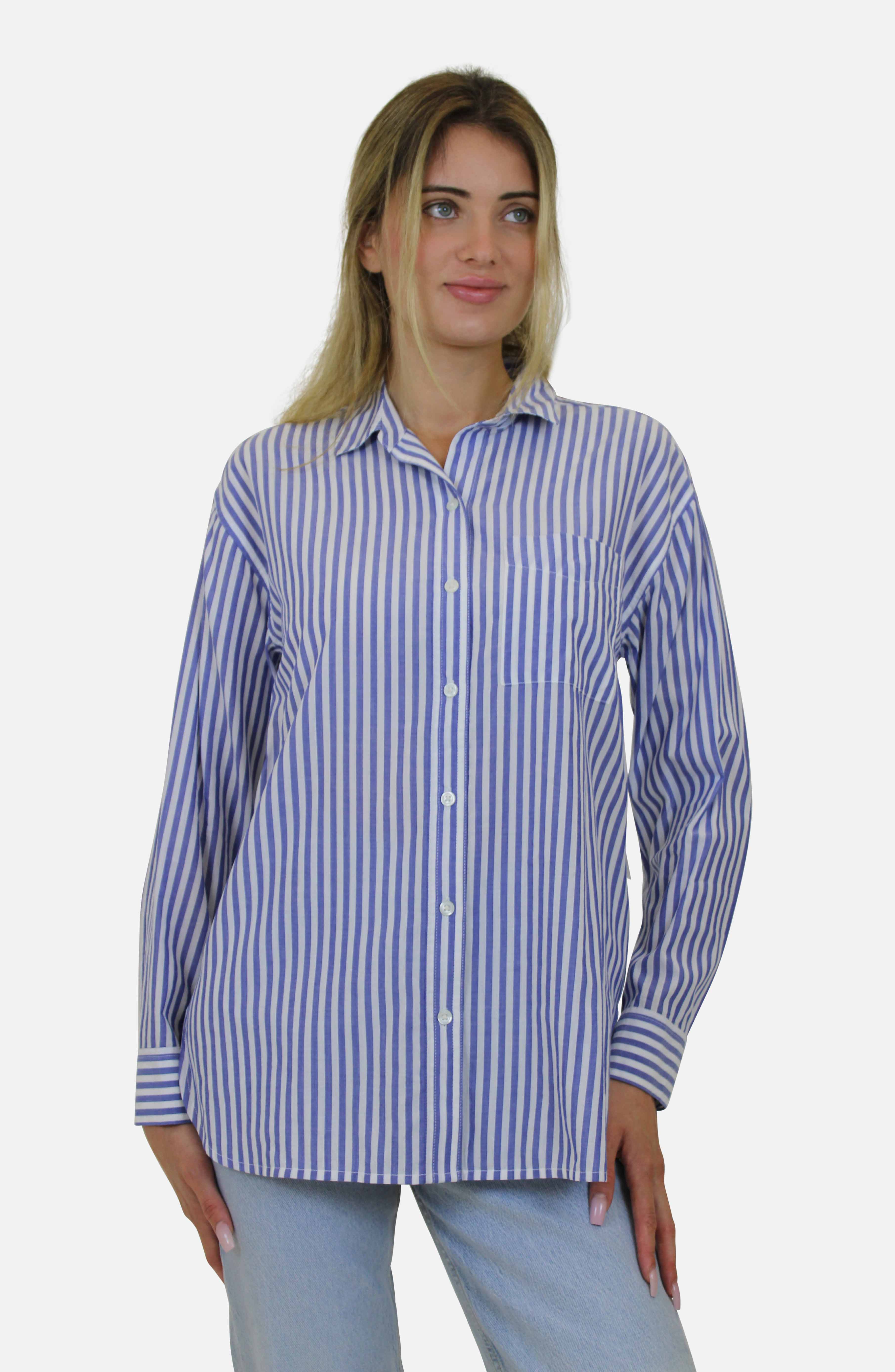 Beach Lunch Lounge - Wholesale Button Down Shirt - Women's - MONROE SE - LTT56191