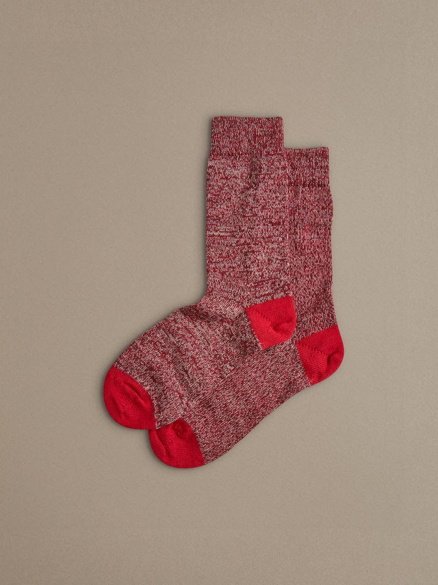 ROVE Knitwear – wholesale Socks – Unisex – Fine Merino Wool Socks | Poppy Red