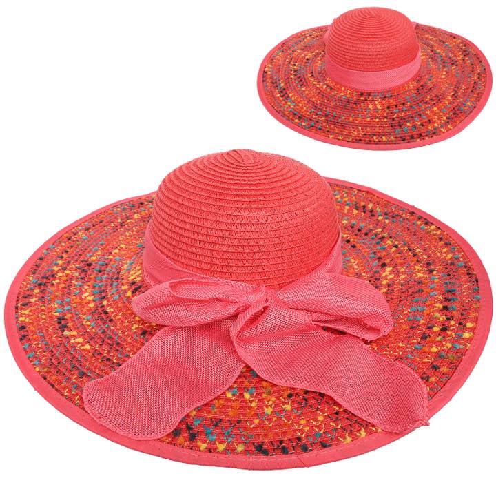 SP Sophia Collection - Wholesale Straw Hat - Women's - Floppy Oversized Wide Brim Straw Woven Sun Hat 7