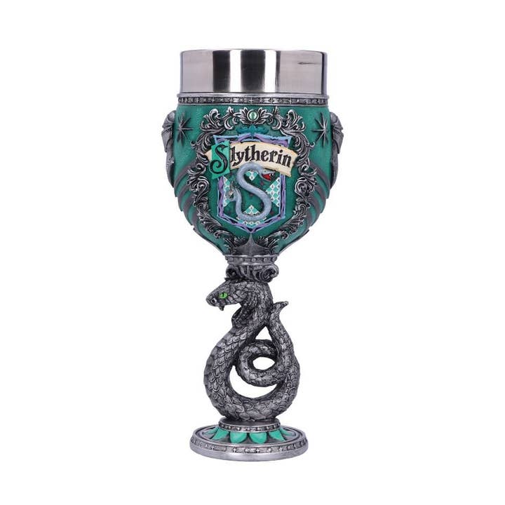 Copa esculpida con el escudo de la casa Slytherin de Harry Potter para venta al por mayor de Lionstar