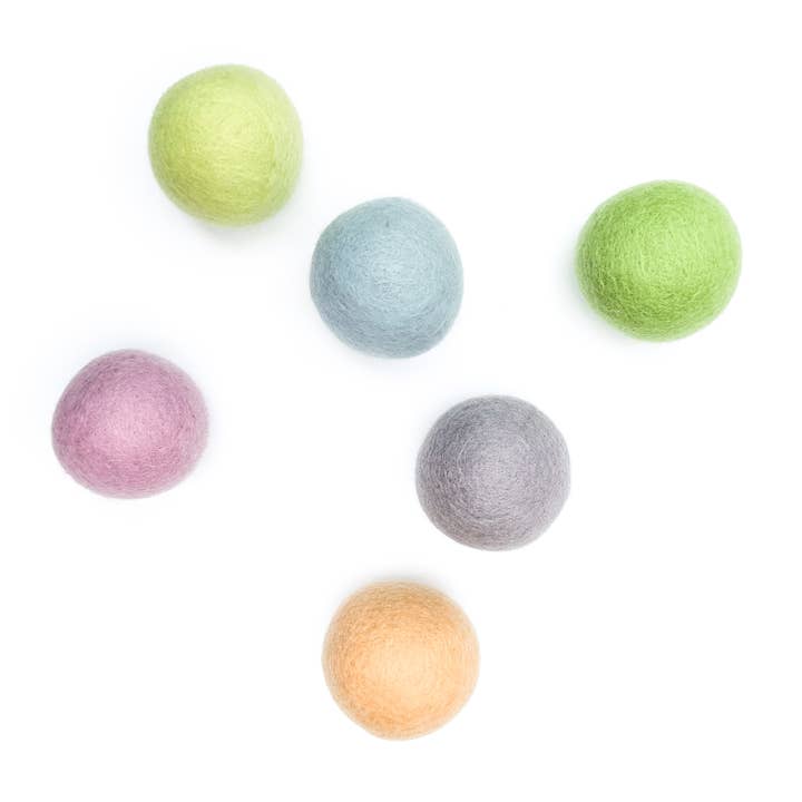 Friendsheep - Wholesale Dryer Balls - Spring Magic Eco Wool Dryer Balls - Pastel