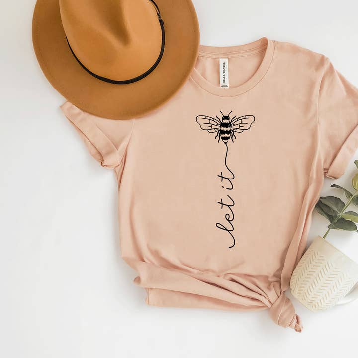 Let It Bee Shirt, Bee Shirt, Let It Be Shirt, Let It Bee for wholesale by The Wick & Burn