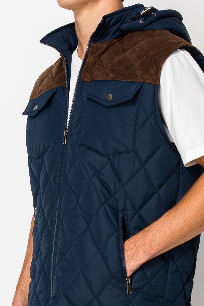 3 COULEURS DANS UN PACK Gilet homme doublé sherpa V4270 en vente sur Faire3