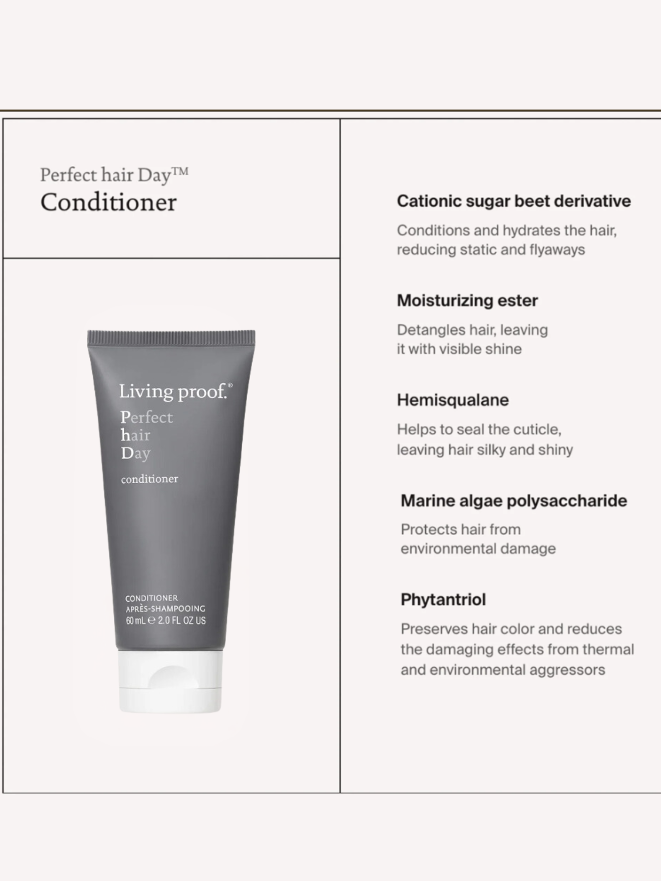 Best Beauty Group - Wholesale Hair Conditioner - LIVING PROOF PhD Hair Conditioner Travel Size Tube 2oz3