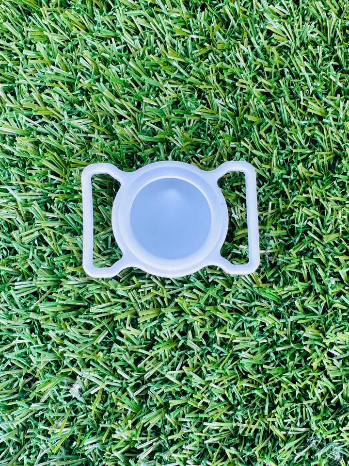 Airtag Holder - Harness Or Collar Mounted - White for wholesale by Bosco & Co