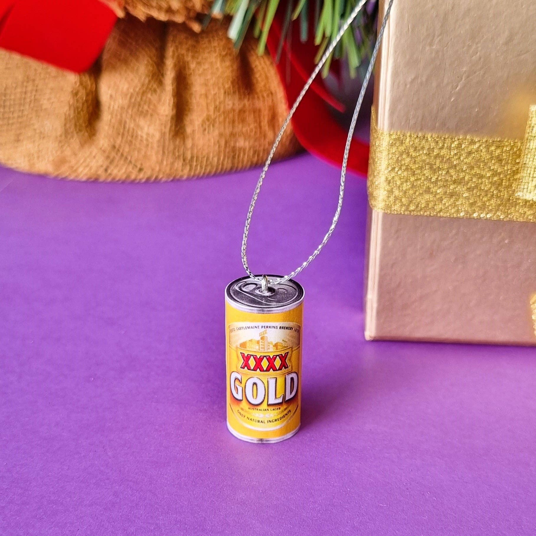 Cheeky Little Monkeys Jewellery - Wholesale Ornament - Christmas Tree Ornament - XXXX Gold2