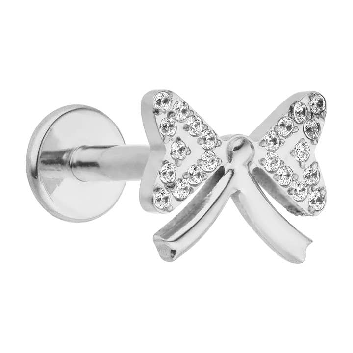 Schmuckgroßhandel – Großhandel Einzelohrring – Glow Tie Piercing | Titan2