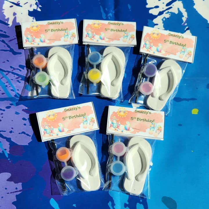 Snazzy Crayons - Venta al por mayor Kit de manualidades - Niños - Kits de Pintura de Yeso con Temática de Fiesta en la Piscina para Niños | Pintura DIY1