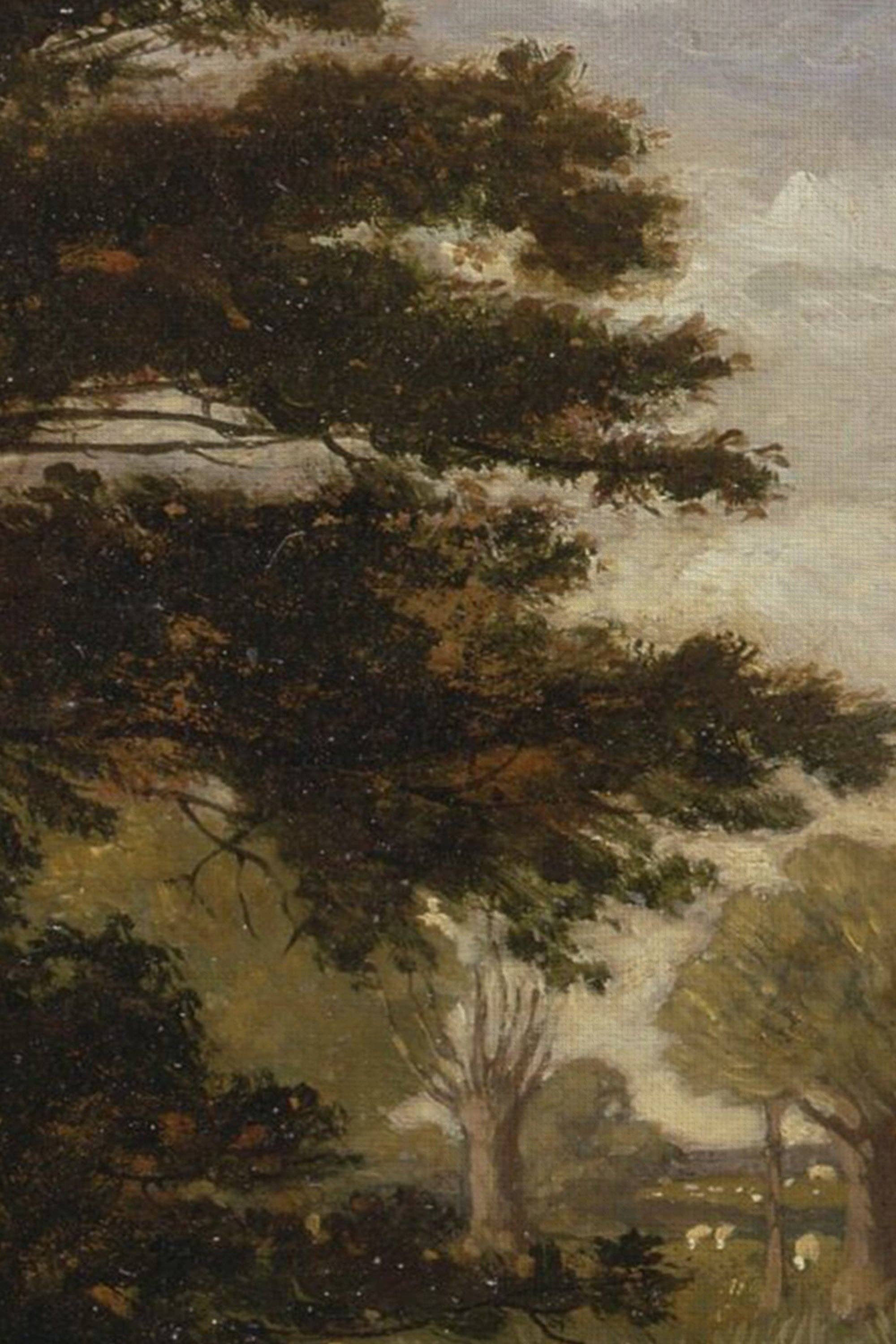 Oleka Canvas - Vente Affiche d'art - SOUS L'ARBRE ANCIEN, oeuvre sur toile imprimée2