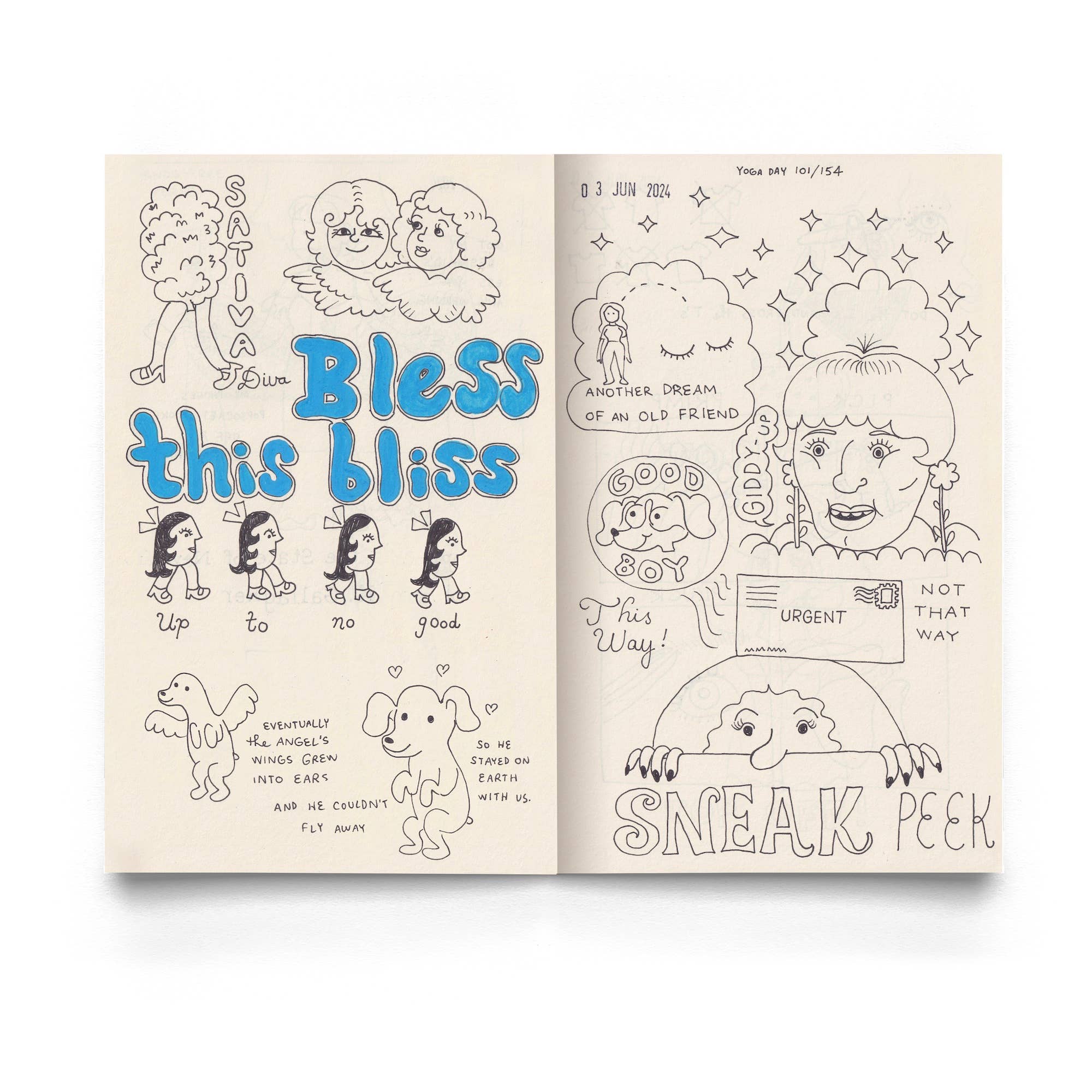 Sio Gallagher – Großhandel Auslagebuch – Pad-Tageskalender-Zeichnungen Zine Bd. 13