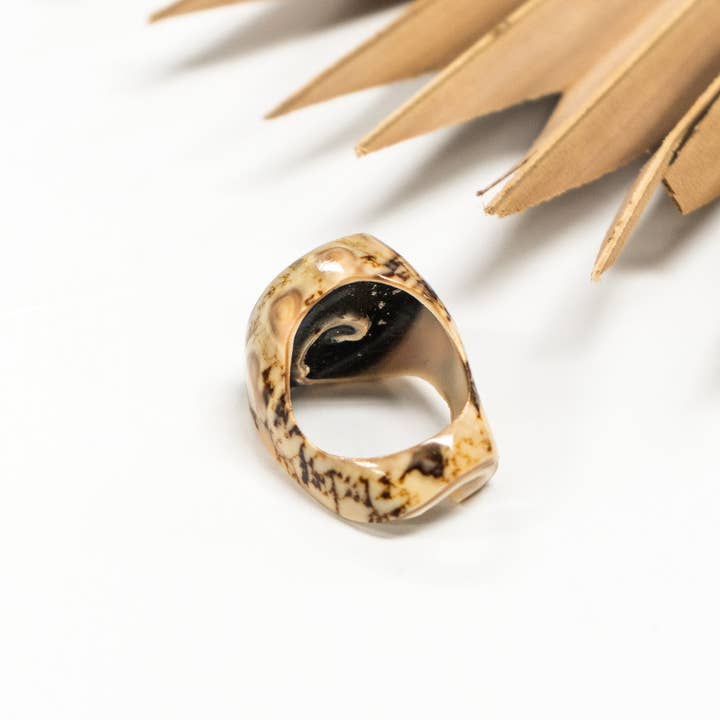 Bali Queen - Wholesale Cocktail/Statement Ring - Bali Shell Rings22