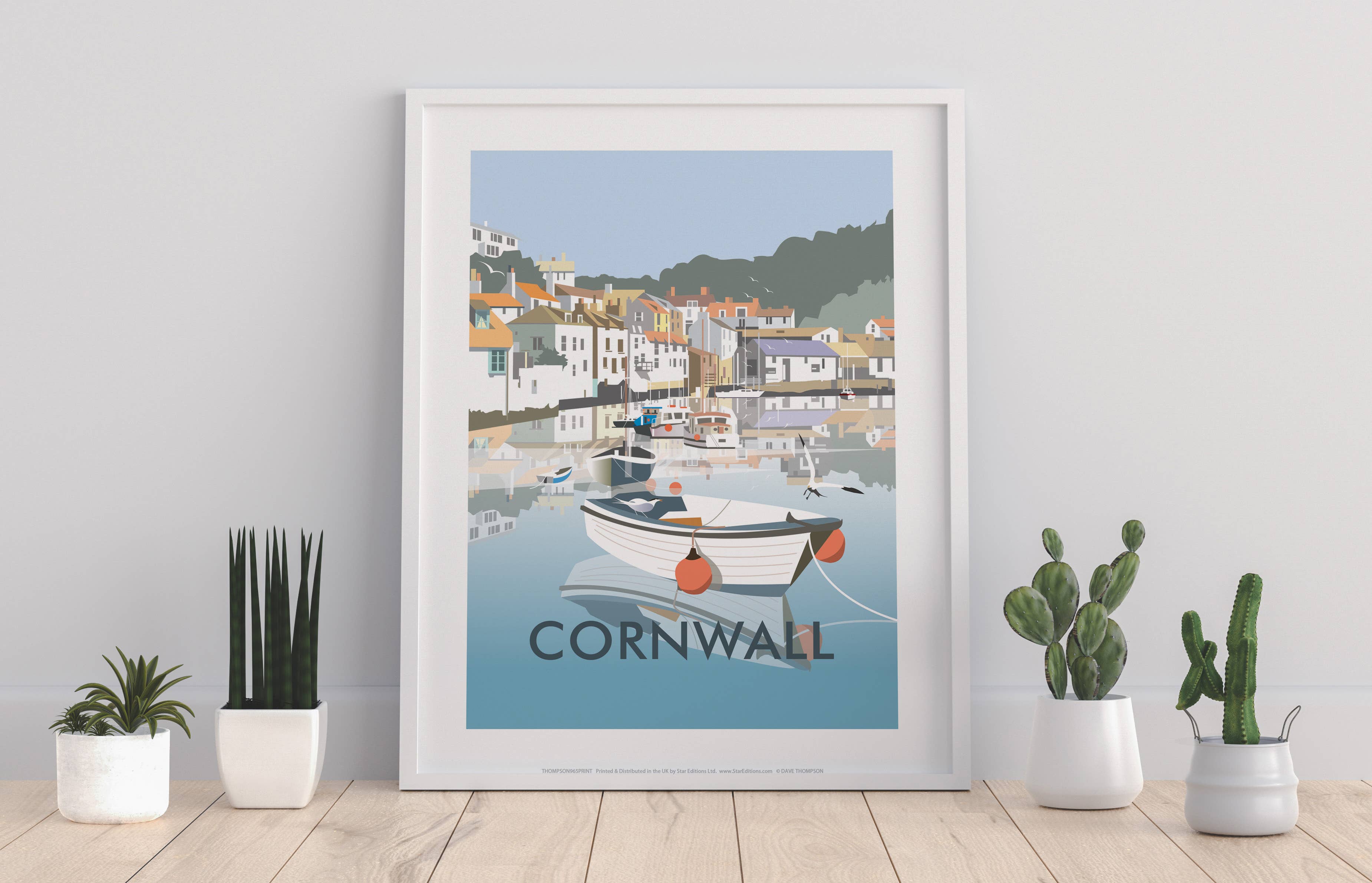 Star Editions - Wholesale Art Print - Cornwall By Artist Dave Thompson - 11X14” Premium Art Print0