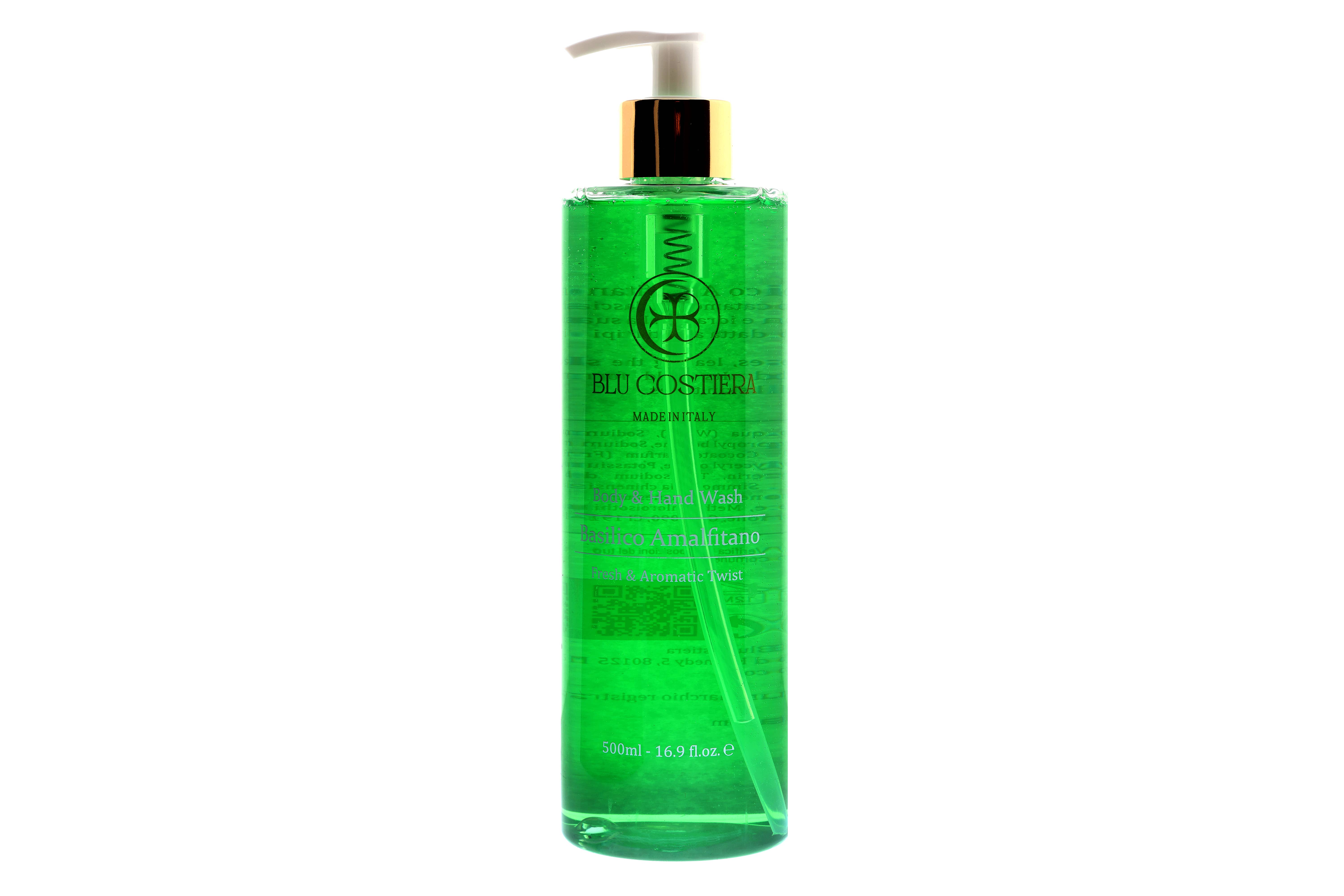 Blu Costiera - Wholesale Body Wash/Shower Gel - Basilico Amalfitano Body & Hand Wash1