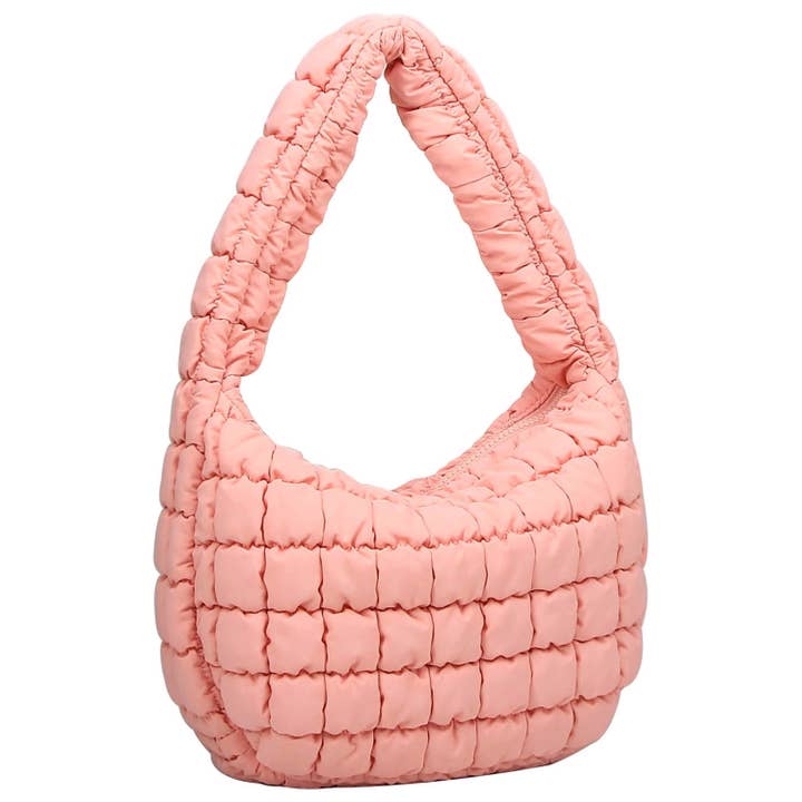 M&M HANDBAGS, LLC. - Wholesale Shoulder Bag - Women's - NQ131 Puffy Quilted Nylon Shoulder bag8
