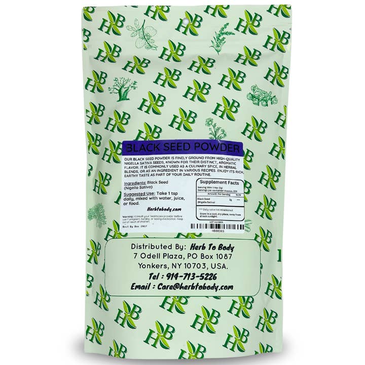 Herb To Body – wholesale Herbs – Black Cumin Seed Powder (Nigella Sativa) 1lb1