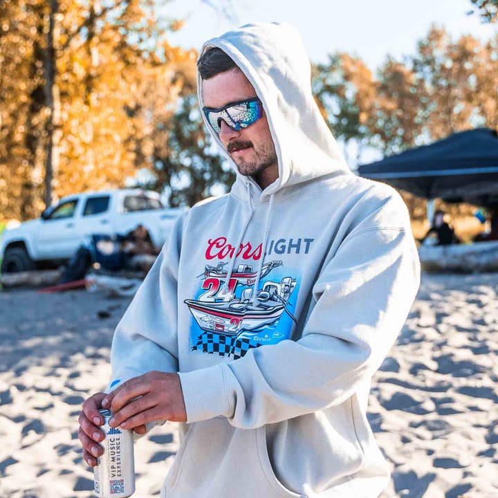 STLHD Gear - Wholesale Hoodie - Men's - STLHD Men’s X Coors Light Fast Lane Premium Hoodie
