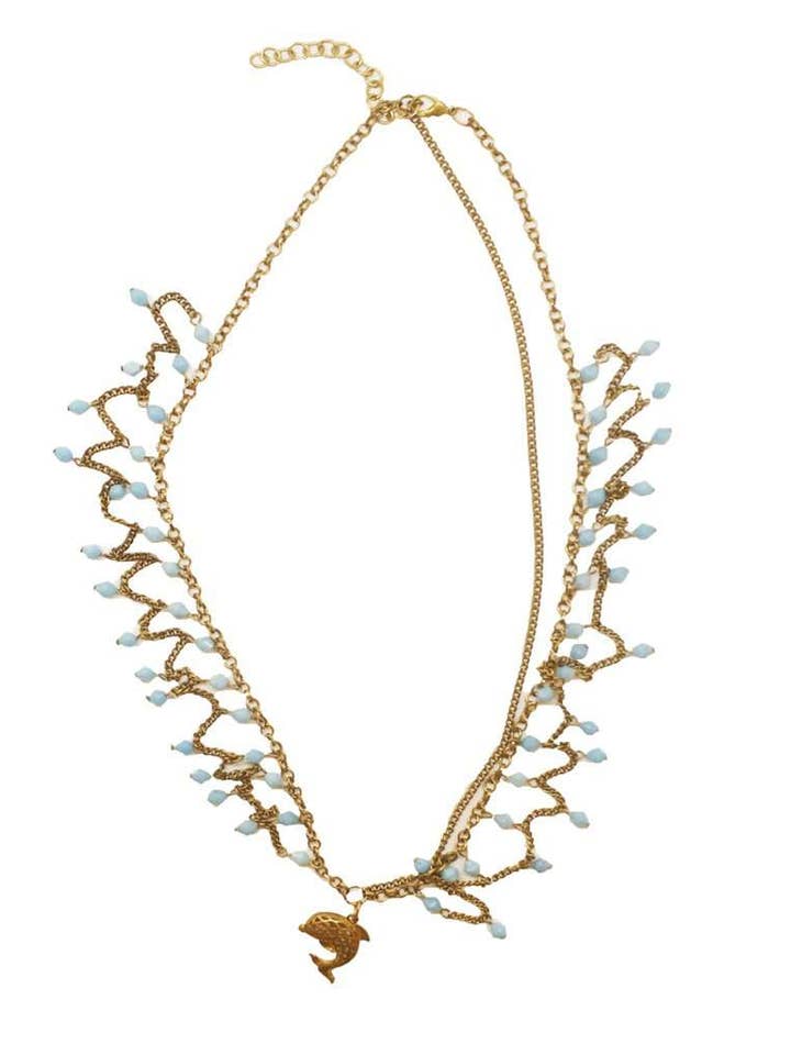 Guld Lucky Charm hoved kæde for engroshandel hos Urbiana