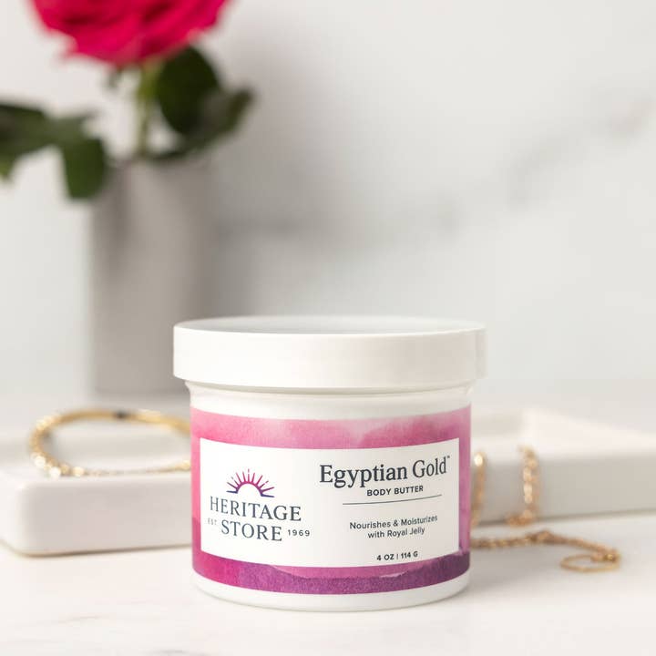 Heritage Store - Wholesale Body Balm/Butter - Egyptian Gold Butter 4 oz5