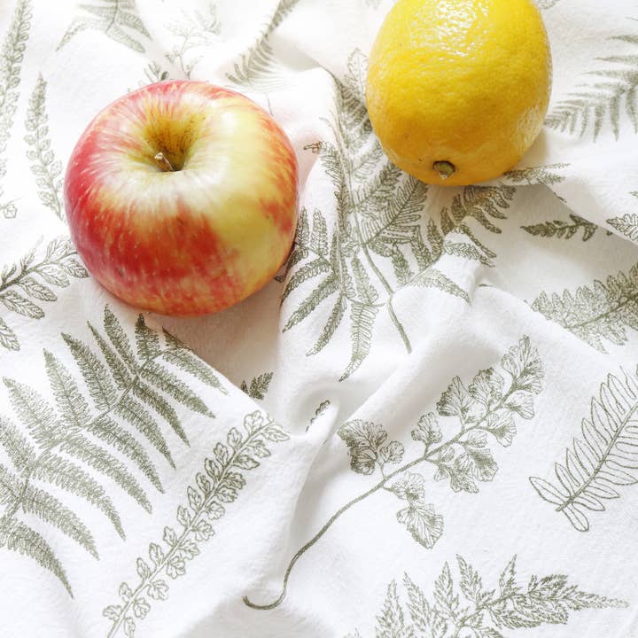 Highland Ridge | Handmade Home Decor - Wholesale Tea Towel - Fern Fronds Tea Towel13