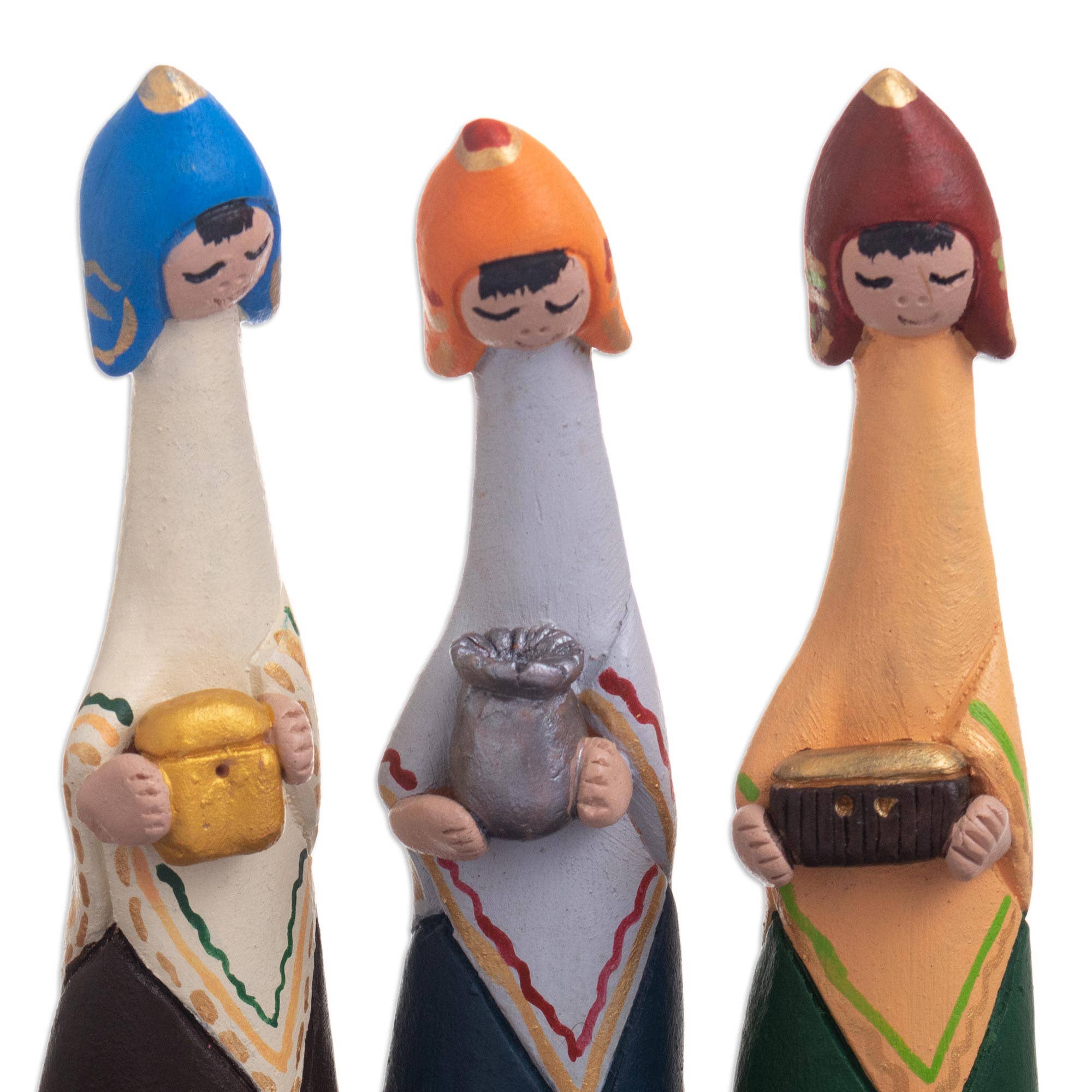 NOVICA - Wholesale Nativity Scene Decor - Novica Handmade Ceramic Nativity Scene (5 Pieces)3