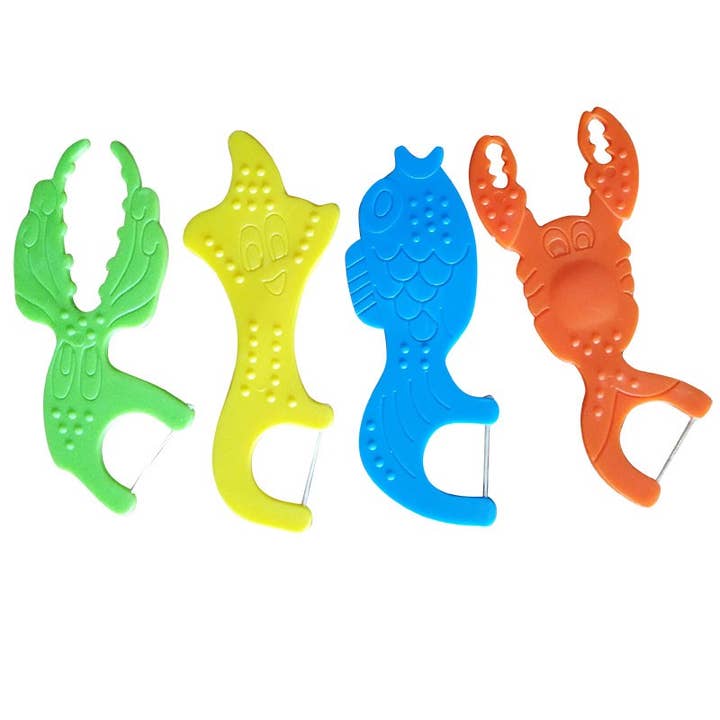 Dentodan Kids Flosser – Ozeane (24 Stk.) für den Großhandel von Dentadan