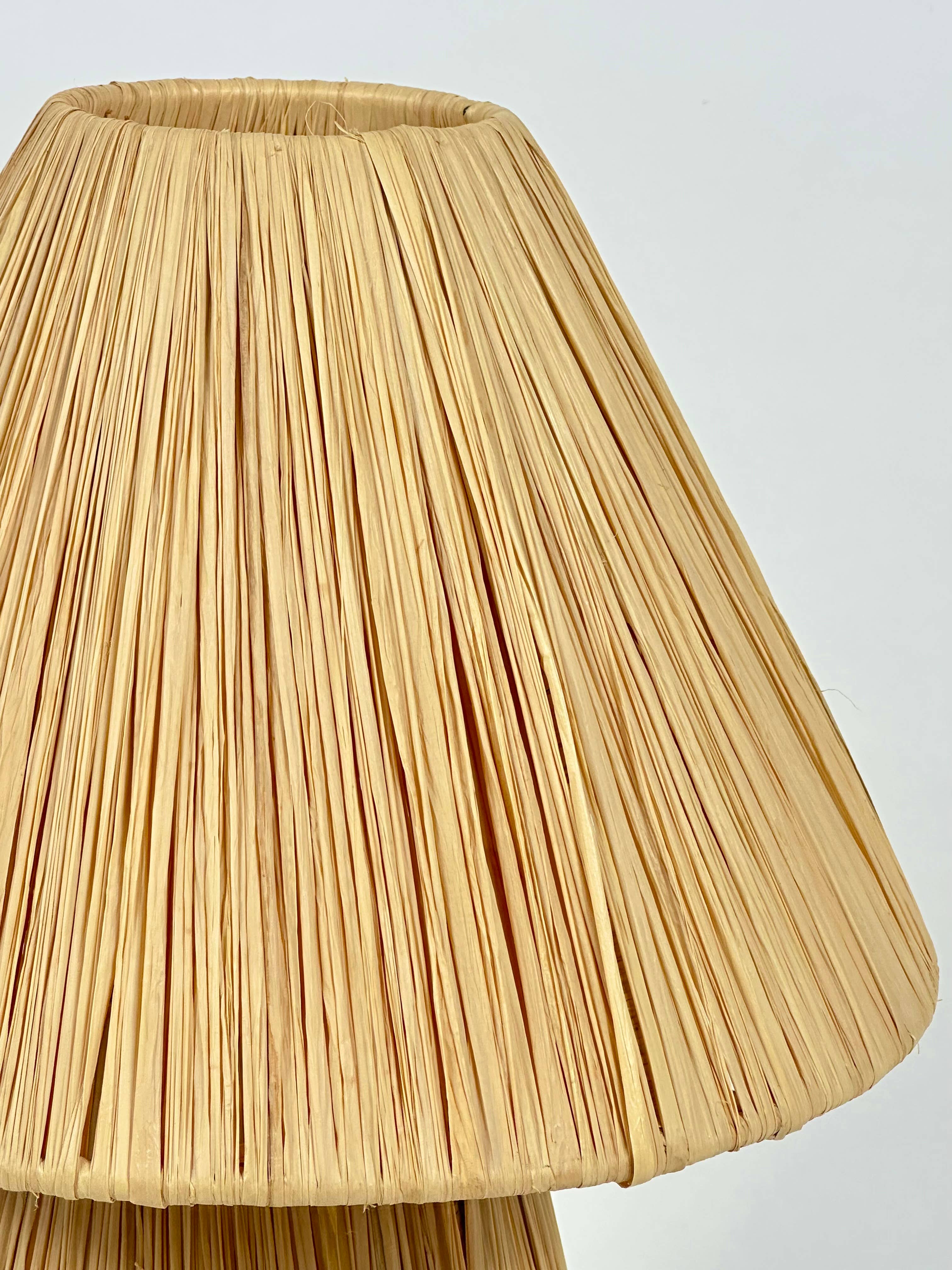 Mikwi – wholesale Lampshade – Natural raffia lamp, raffia lampshade, TABLE LAMPSHADES   12
