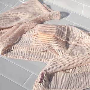 OHE & CO Natural Cotton Lathering Wash Cloth Body Towel Silk Cotton - Made  in Japan 