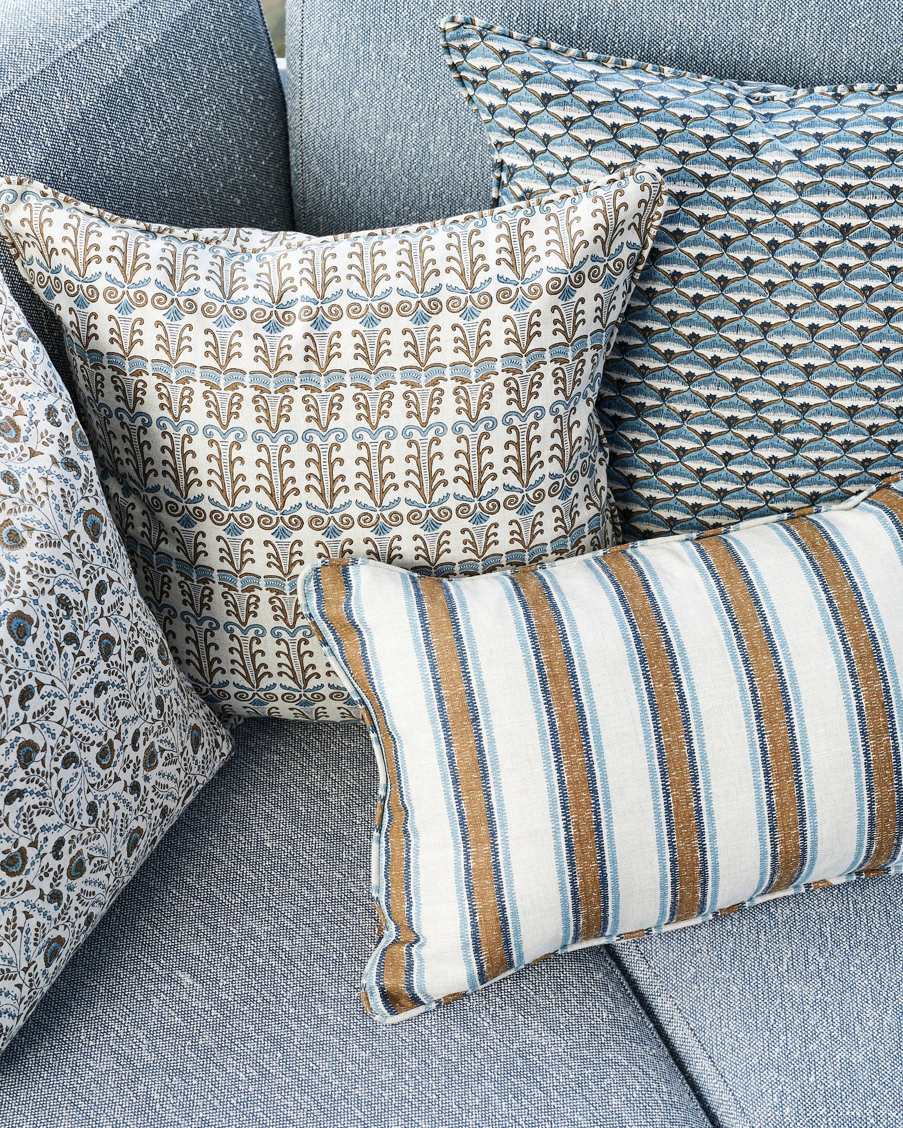 Walter G - Wholesale Throw pillow cover - Lido Tobacco Pillowcase1