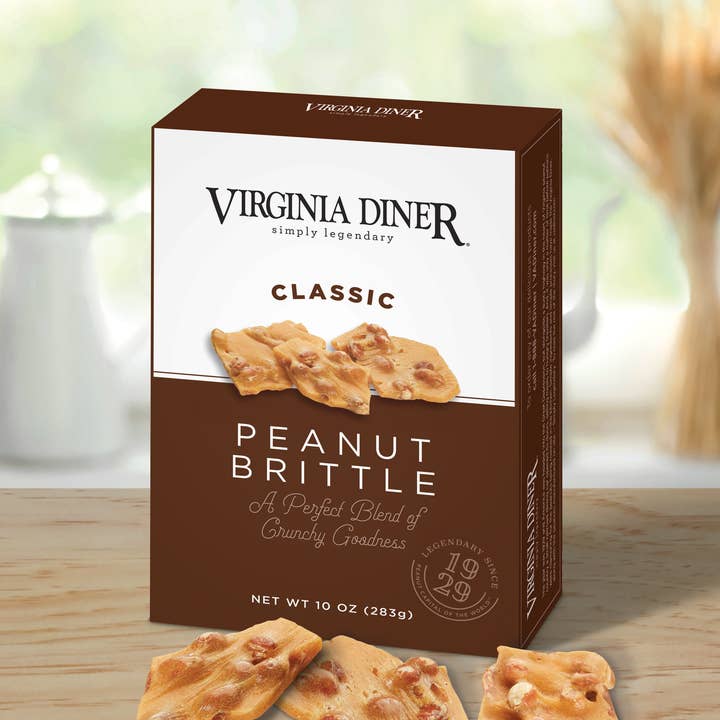 Virginia Diner, Inc. - Wholesale Brittle - Classic Peanut Brittle (10 Oz. Box)