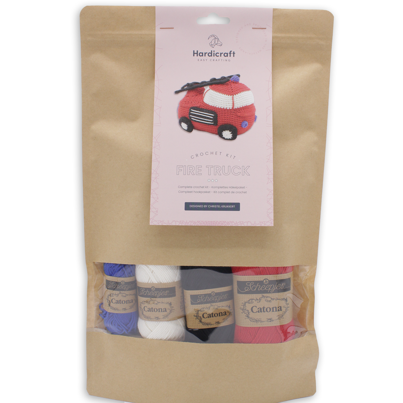 Hardicraft – Großhandel Strick-/Häkelzubehör – DIY-Häkelset – Feuerwehrauto3