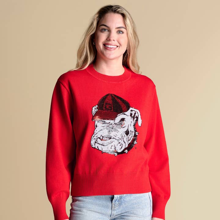 The Classic Sequin Sweater | Georgia and other Purchase Wholesale iron on appliques. Free Returns & Net 60 Terms on Faire trending on Faire.