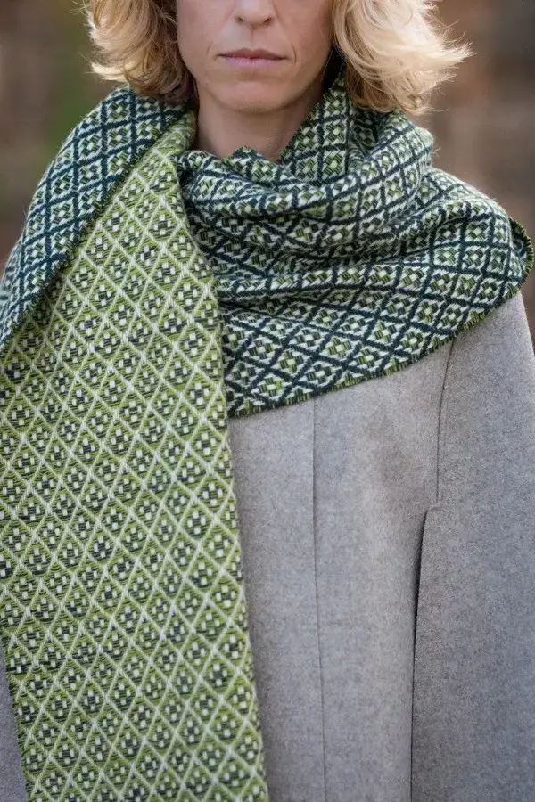 Chicoração – wholesale Scarf – Women's – Scarf - Flower Bi Dark Green | Pistachio1