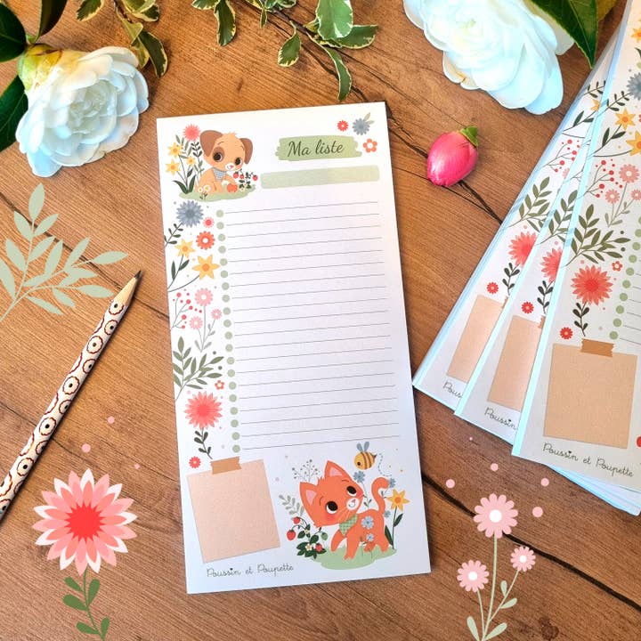 TO DO LIST - SPRING GARDEN for wholesale by Poussin et Poupette