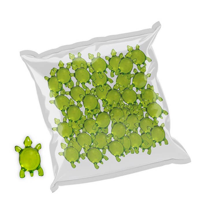 Accentra - Wholesale Bath Bomb/Fizz - Turtle Bath Pearl with Kiwi Scent, Light Green Transparent2