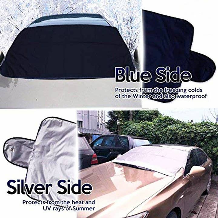 Infinite Basics - Wholesale Car Decorative Charm - Unisex - Reversible Car Windshield Protector for Winter Snow & Summer Heat3
