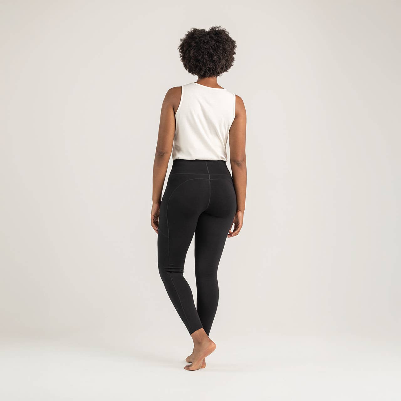 Black Organic Cotton - Blackout Pocket Leggings - Ankle for wholesale on Faire3
