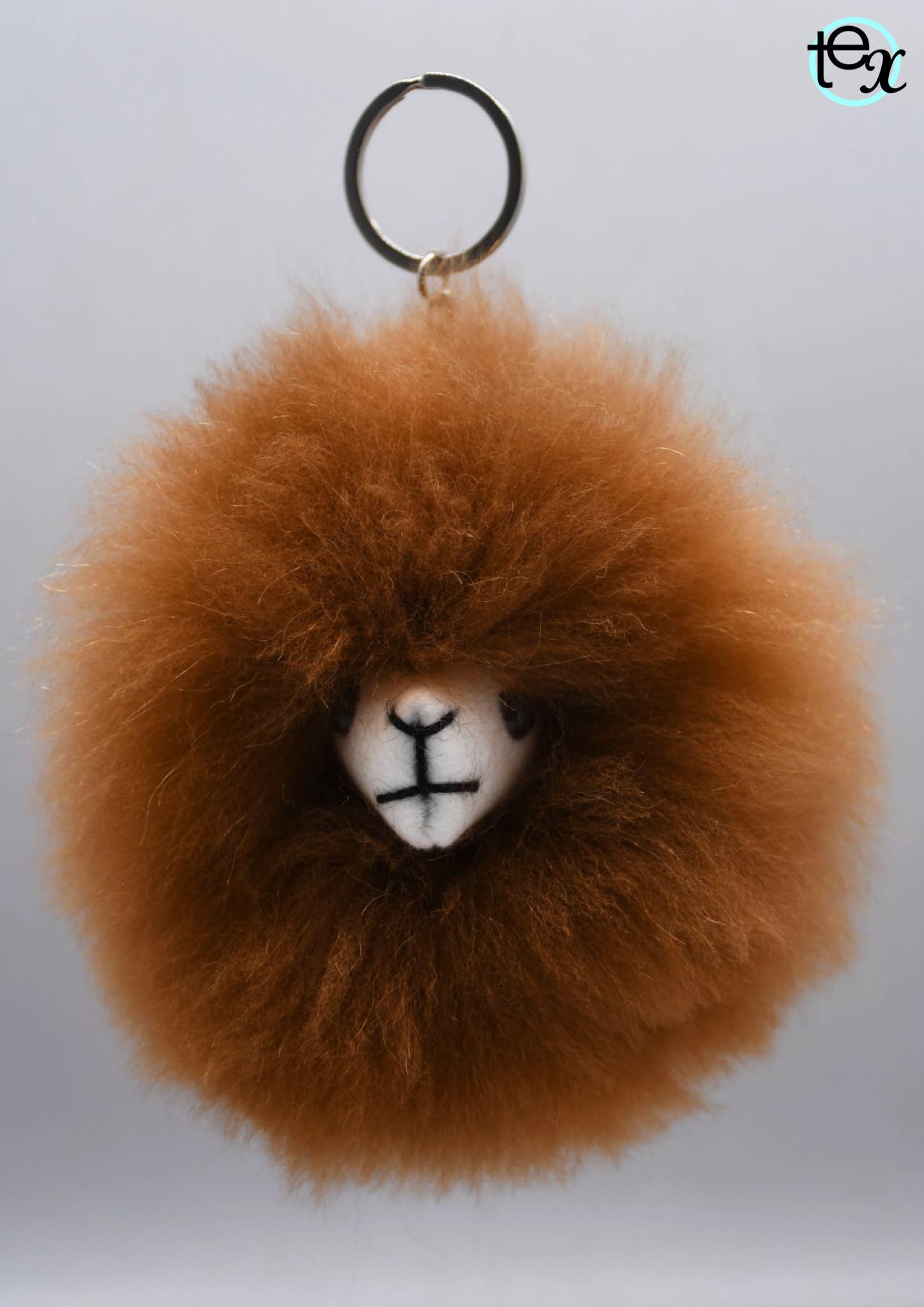 Circle Textile - Wholesale Keychain - Women's - Alpaca Head Keychain1