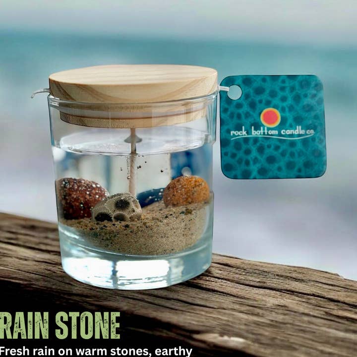 Regenstein Petoskey-Stein-Kerze, 10 oz für den Großhandel von Rock Bottom Candle Company